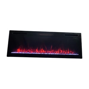 Chimenea <span class=keywords><strong>Eléctrica</strong></span> Decorativa de Pared <span class=keywords><strong>para</strong></span> <span class=keywords><strong>Sala</strong></span> de Estar, 36"/42"/50"/60"/72", con Llama Realista, Control Remoto - Product Image 4