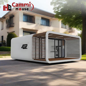 Cammi House <span class=keywords><strong>Casa</strong></span> Save Three Fret Space Capsule Maison Plancher en bois préfabriqué Maison modulaire Cabine Apple pour hôtel Villa - Product Image 1