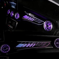 Kit d'éclairage d'ambiance LED pour l'intérieur des voitures Mercedes Benz Classe A, Classe B, GLA, CLA, W156, W246, W117, W176 2013-2019, conduite à droite (RHD) et conduite à gauche (LHD), 12V, 3-5W