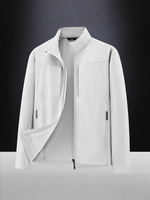 Nouvelle veste décontractée pour homme printemps-automne, imperméable, coupe-vent, multifonctionnelle, multi-poches, coupe ample, pour la randonnée en extérieur