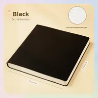 Cuaderno de Tapa Blanda de Cuero PU con Encuadernación Térmica Cuadrada Personalizada para la Escuela