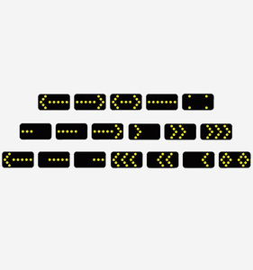 Solar Charging Traffic Safety Warning <strong>Signal</strong> Lights Lifting Arrow Boards - Product Image 5