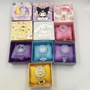 นักเรียนใหม่หน้าปัดดิจิตอลอิเล็กทรอนิกส์นาฬิกาควอทซ์<span class=keywords><strong>การ์ตูน</strong></span>นาฬิกาเด็กสีเรืองแสงสายซิลิโคนของขวัญกล่องรุ่น - Product Image 1