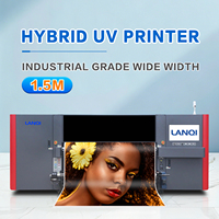 Imprimante UV hybride 1,6 m, imprimantes à jet d'encre, têtes d'impression Konica Ricoh, machine d'impression pour petites entreprises, cuir, PVC, 1600 mm