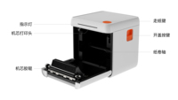 Imprimante thermique ABS avec coupeur automatique, interface USB/sans fil, papier 80 mm, impression de codes-barres et de tickets de caisse/POS, 203 dpi, en stock
