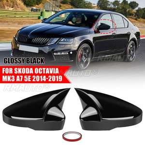 ฝาครอบกระจกมองข้างรถยนต์ 2 ชิ้น สำหรับ Skoda Octavia Mk3 A7 5E ปี 2014-2019 แบบติดตั้งโดยตรง ซ้ายและขวา - Product Image 1