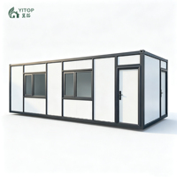 Casas Contenedor Portátiles Prefabricadas, Pequeñas Residencias Adecuadas para Villas, Hoteles, Campamentos al Aire Libre y Áreas Rurales