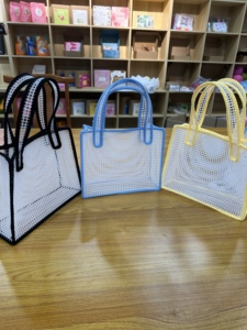 Panier en filet fait main, kit DIY, crochet, tailles S M L, <span class=keywords><strong>logo</strong></span> personnalisé, résistant aux éclaboussures d'eau, pour sacs de shopping, de sport ou de plage - Product Image 6
