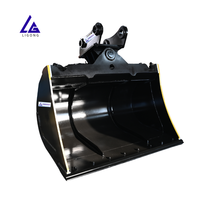 Godet hydraulique inclinable de 1500 mm pour excavatrice de 5 tonnes, homologué CE, en acier haute résistance, godet de nivellement inclinable robuste