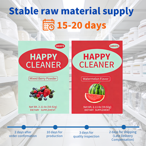 Polvo Limpiador OEM Happy Cleaner con Probióticos y Enzimas Digestivas, Entrega Rápida, Pedido Flexible para Reabastecimiento de Stock para Vendedores - Product Image 3