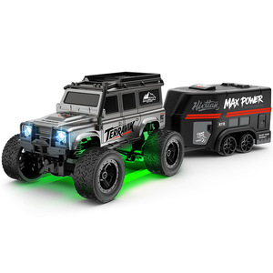 Coche de Control Remoto Mini 1:64 en Oferta, Vehículo Todoterreno con Remolque, Juguete para Niños, Modelo de Coche, Regalo de Cumpleaños para Niño - Product Image 1