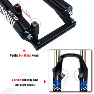 <span class=keywords><strong>Fourche</strong></span> avant à suspension de mécanique de <span class=keywords><strong>v</strong></span>élo <span class=keywords><strong>26</strong></span> pouces en alliage d'aluminium frein à disque <span class=keywords><strong>V</strong></span> frein 28.6mm Tube vertical <span class=keywords><strong>fourche</strong></span> de <span class=keywords><strong>v</strong></span>élo <span class=keywords><strong>vtt</strong></span> fourches - Product Image 3