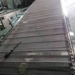 Edelstahl Ketten platte Förderer Ofen Mesh <span class=keywords><strong>Belt</strong></span> Metall für die Lebensmittel verarbeitung Montagelinie - Product Image 3