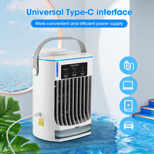 OEM <span class=keywords><strong>Mini</strong></span> USB Ventiladores de mesa Venta caliente Enfriadores de <span class=keywords><strong>aire</strong></span> eléctricos portátiles utilizados para habitaciones RV Humidificador y acondicionador evaporativo Enchufe de EE. UU. - Product Image 5