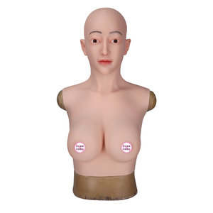 Formas de pecho de travesti con marca facial Pechos falsos Material súper Delgado Pechos de silicona Shemale Transgénero Cosplay - Product Image 2