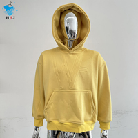 Sudadera con Capucha Extra Grande de Punto, Personalizada con Logotipo, 400 g/m², Poliéster/Algodón Grueso, Unisex, al por Mayor para Invierno