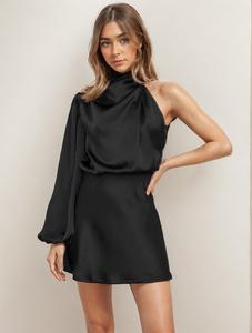 Elegent donna africana manica o-collo in poliestere arancione <span class=keywords><strong>viola</strong></span> blu <span class=keywords><strong>Mini</strong></span> <span class=keywords><strong>abito</strong></span> africano abiti per le donne - Product Image 5