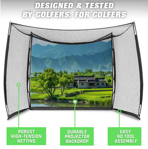 Rete pratica <span class=keywords><strong>Golf</strong></span> con ritorno, 10*8 piedi <span class=keywords><strong>Golf</strong></span> colpire le reti di ausili di allenamento con Target <span class=keywords><strong>Golf</strong></span> <span class=keywords><strong>Driving</strong></span> <span class=keywords><strong>Range</strong></span> per uso interno ed esterno - Product Image 4