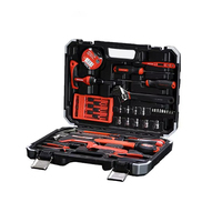 Kit d'outils de réparation automobile 46 pièces, boîte à outils pour la réparation de véhicules et de vélos, ensemble d'outils à main pour l'entretien des voitures et des motos, vente en gros
