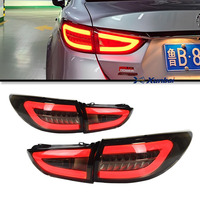 Conjunto de Luces Traseras LED con Guía de Luz para Mazda 6 Atenza, Lámpara LED de Posición, Freno y Señal de Giro, Plug and Play, Piezas de Repuesto para Automóviles