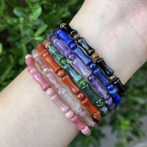 Natural Stone <b>Bracelet</b> Colorful Glass Beaded Inner Strength Professional Small MOQ Welcome Custom Design - Product Image 5