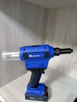 Pistola Remachadora Inalámbrica Automática con Batería de Litio, Totalmente Automática, para Remaches de Acero Inoxidable