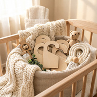 Séparateurs de placard en bois personnalisés, étiquettes de rangement pour penderie pour le tri des vêtements d'enfants, accessoires de rangement pour placard de chambre d'enfant