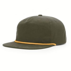 Casquettes Snapback plates personnalisées en gros, OEM, Gorras, casquettes de baseball sportives, casquettes en nylon vierges à 5 panneaux, casquettes à cordon - Product Image 2