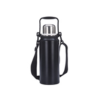 Botol minum vakum stainless steel berdinding ganda kapasitas besar untuk olahraga, luar ruangan, dan hadiah
