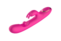 Masseur vibrant rotatif pour point G avec perles tournantes