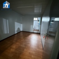 Conteneur habitable RELYANCE avec terrasse et chambre, personnalisable, étanche et résistant au feu, maison duplex modulaire préfabriquée en acier