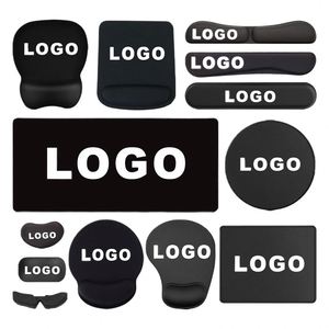Alfombrilla de Ratón Personalizada al por Mayor con Logotipo Sublimado, Blanca, para Computadora, con Soporte para Muñeca - Product Image 1