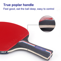 Ensemble de raquettes de tennis de table Loki KX1, vente chaude, entraînement quotidien, lame en carbone personnalisable, caoutchouc ITTF, ensemble de tennis de table