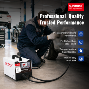 FUNISI 90E 220V Machine de soudage par points électrique pour la réparation de carrosseries de voitures, kit d'outils de débosselage et de redressement de bosses pour garages automobiles - Product Image 6