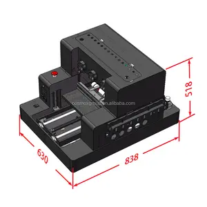 Stampante UV DTF roll to roll AB film A4 stampante per vernice flatbed UV stampante uv A3 per custodia per telefono bottiglia adesivo in metallo di vetro