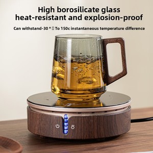 Многоразовая чашка для чая из боросиликатного стекла, 525 мл - Product Image 3