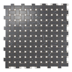Mosaico in Carbone Viena 30x30 Cm, Finitura Satinata Rettificata, Spessore 8,5 Mm - Product Image 2