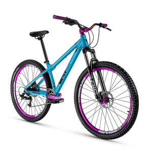 VTT MTBGO <span class=keywords><strong>26</strong></span> pouces, double frein à disque, fourche à suspension intégrale, 8 vitesses, pédales ordinaires, usage tout-terrain - Product Image 2