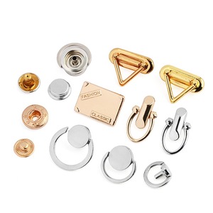 Chất lượng cao lớn kim loại <span class=keywords><strong>Snap</strong></span> Nút Kẽm hợp kim kim loại nút 4-Part tam giác vuông nút trang trí cho quần áo Túi xách may mặc - Product Image 3