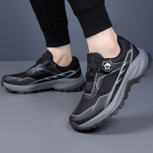 Chaussures de randonnée pour hommes à lacets, respirantes, en mesh, antidérapantes, avec semelle intermédiaire en EVA et semelle extérieure en caoutchouc - Product Image 2