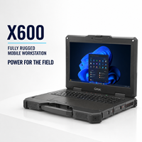 Nouvel ordinateur portable tout-terrain Getac X600, 15,6 pouces FHD, Intel Core I5-11500HE, station de travail mobile, clavier anglais, service sur site, Windows