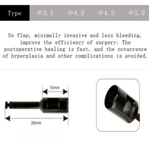 Kit de retrait d'implants dentaires avec trepan, poignée ergonomique, usage dentaire professionnel, ensemble de forets chirurgicaux certifié CE, Classe II 1 - Product Image 5