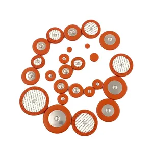 25 ชิ้น/เซ็ตแผ่นรองแซ็กโซโฟนอัลโต SAX แผ่นรองหนังเทียมสีน้ำตาล - Product Image 1