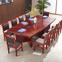 Ensemble de meubles de bureau au design moderne XTHYZ-033 fabriqué en Chine comprenant un bureau et des chaises de table de conférence pour la salle de réunion