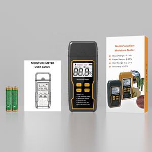Proveedor de fábrica Materiales de construcción Probador de contenido de humedad Detector de humedad de papel con medidor de humedad de pared LCD grande - Product Image 6