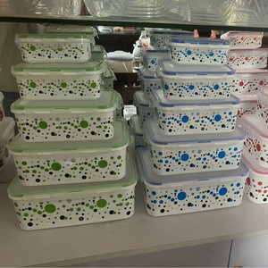 Sự Lựa Chọn Vui Vẻ Lưu Trữ Nhà Bếp Kín Hộp Ăn Trưa Tủ Lạnh Hộp Lưu Trữ Với Bảo Quản Thực Phẩm Nhà Bếp Hoàn Thiện Lưu Trữ Tank - Product Image 4