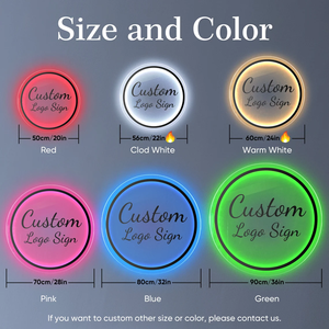 Salón de belleza Led Light Custom Led Retroiluminado logo Signos personalizados para Business Logo Light Metal Business Sign Illuminate 3D Logo Sign - Product Image 5