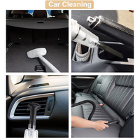 Aspirateur de voiture sans fil portable, haute puissance, forte aspiration, petit aspirateur à main pour voiture et maison, machine de nettoyage puissante