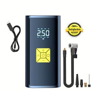 Gonfleur de pneus de voiture portable, compact, universel, durable, haute pression, professionnel, pour le camping et les activités de plein air, 150 PSI - Product Image 1