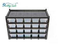 Cage pour reptiles Snake Rack en PP et métal, faible bruit, pour l'élevage des pythons ball pythons